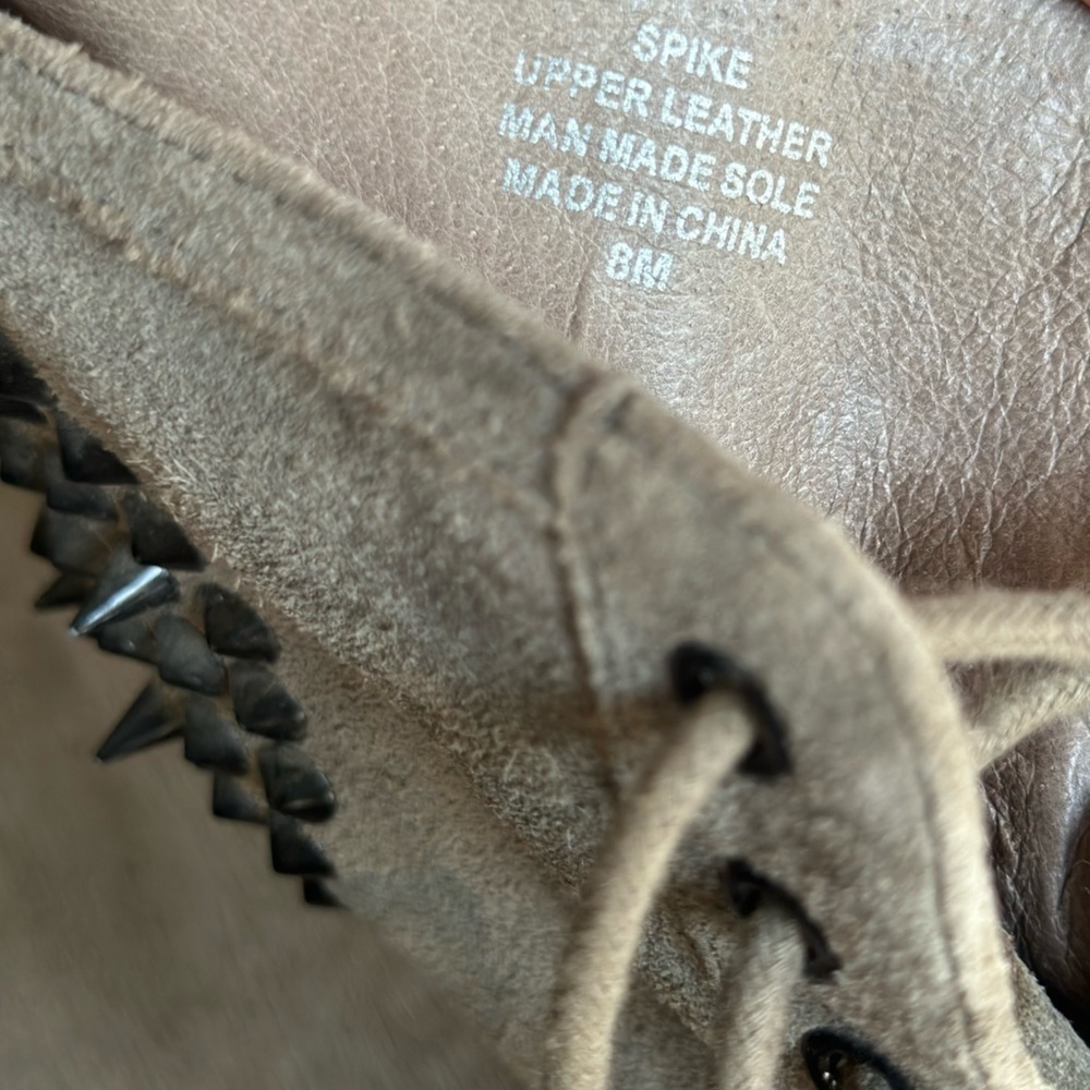 Jeffrey Campbell Taupe Suede Platform Spike Heel Booties - Picture 14 of 16